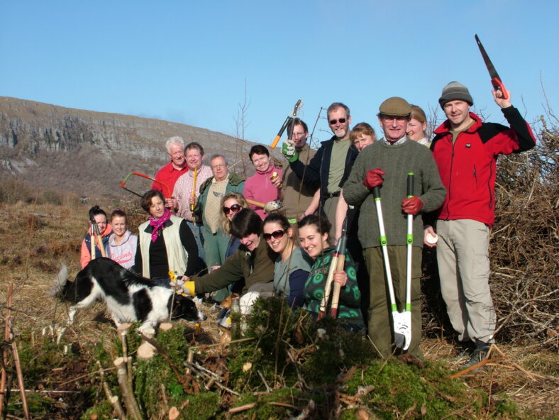 Burren Conservation Volunteers in action | Brendan Dunford