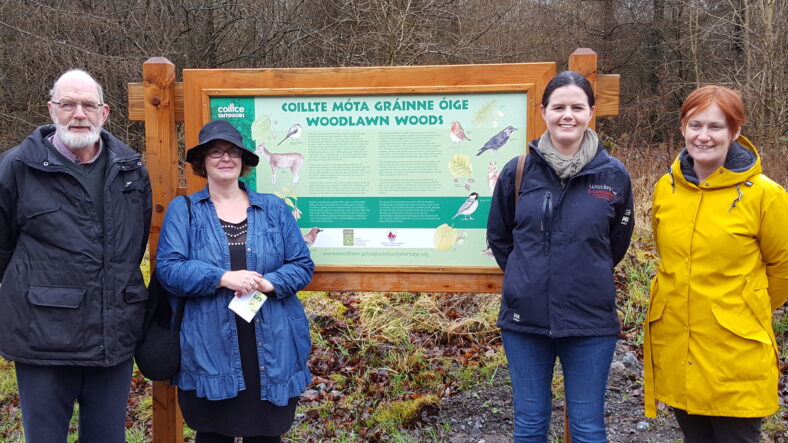 Launch of the Nature trail  - Alf Seale, Carrie O'Sullivan, Catherine Seale, Bernadette Doherty | Catherine Seale