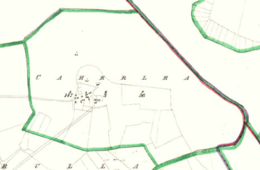 OS 1840 6" Map Caherlea