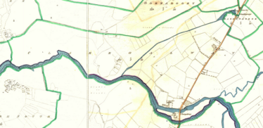 OS Map 1840 6" Claregalway