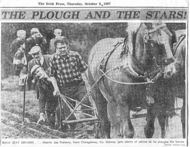 Tom Reilly, newspaper photograph