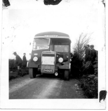 Transporting the Montiagh migrants to County Kildare in 1960's Claregalway - Parish History Pictorial, 2002