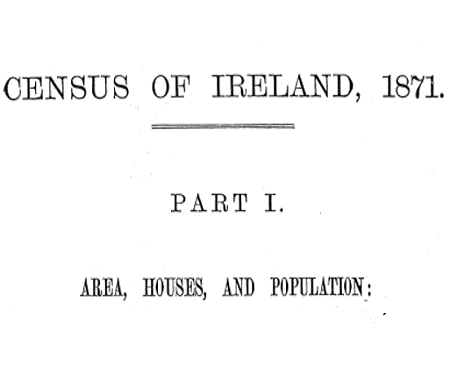 Census of Ireland for the Year 1871
