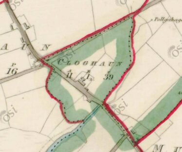 Cloghaun 6" OS 1840's Map