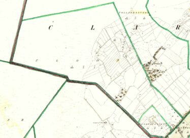 Cloon 6" OS 1840's Map