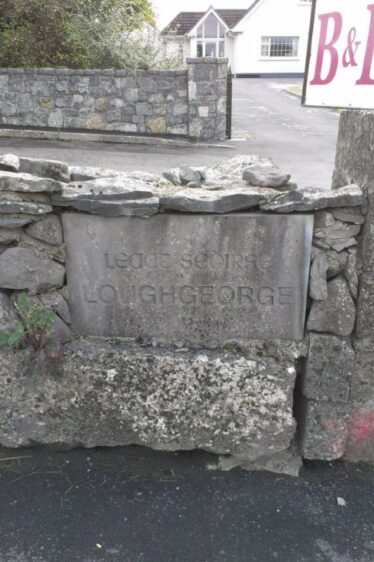 Loughgeorge Name Stone, 1996 | Josette Farrell, Claregalway.info