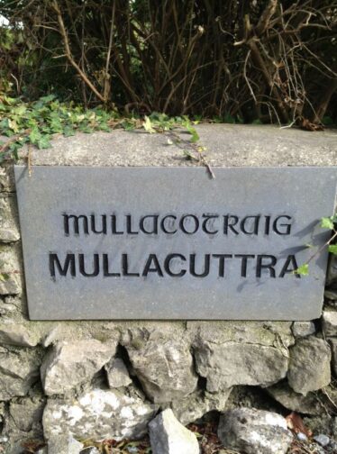 Mullacuttra Name Stone, 1996 | Josette Farrell, Claregalway.info