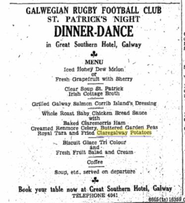 St. Patrick's Day Dinner Dance 1959