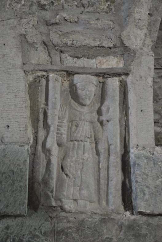 Effigy of St Francis in Meelick Franciscan friary. | Christy Cunniffe