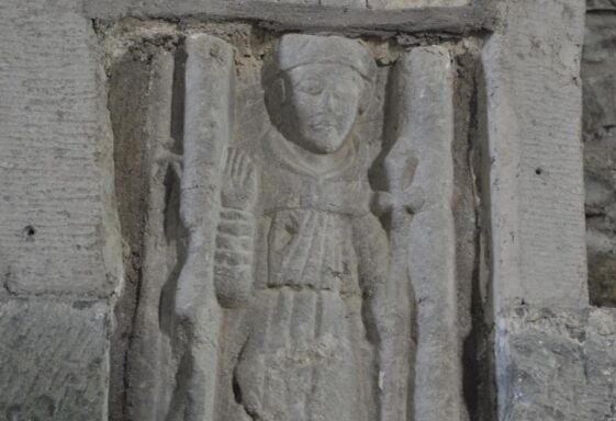 An effigy of St Francis