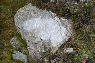 Cross Inscribed Boulder | Christy Cunniffe