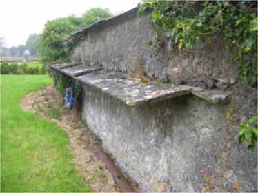 Ladder shelter in Ballymackward Church of Ireland graveyard. | Christy Cunniffe