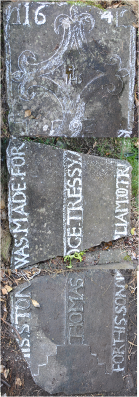 Tressy graveslab in Killimor digitally reassembled. | Christy Cunniffe