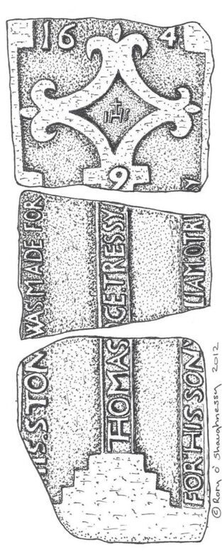 Tressy graveslab drawn for the writer by Rory O'Shaughnessy. | Christy Cunniffe