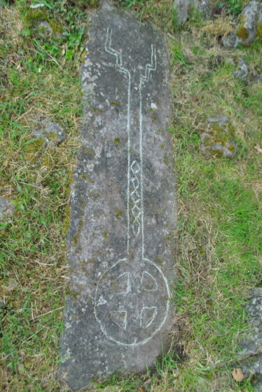 Ornate tapered graveslab  | Christy Cunniffe