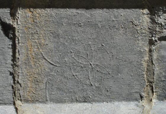 Church graffiti Clontuskert