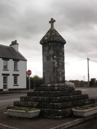 Ardrahan Market cross with a stepped Calvary base. | Christy Cunniffe