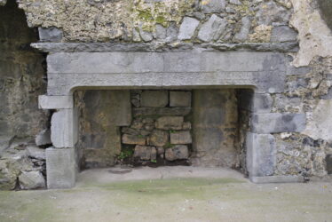 Isertkelly Castle fireplace | Christy Cunniffe