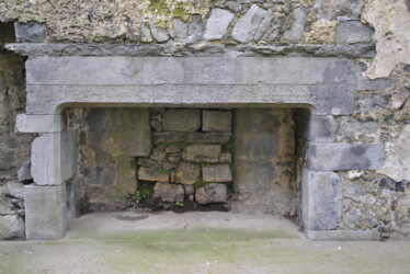 Fireplace in Isertkelly Castle | Christy Cunniffe