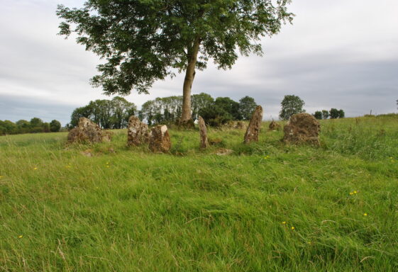 Cartron South radial cairn.