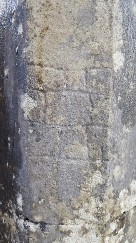 Graffiti in Killconnell Friary. | c