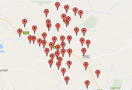 An Interactive map of Killimor Townlands