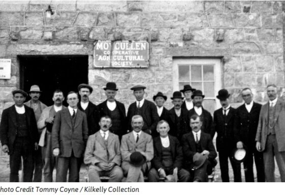 Outside the Moycullen Co-Op c.1918