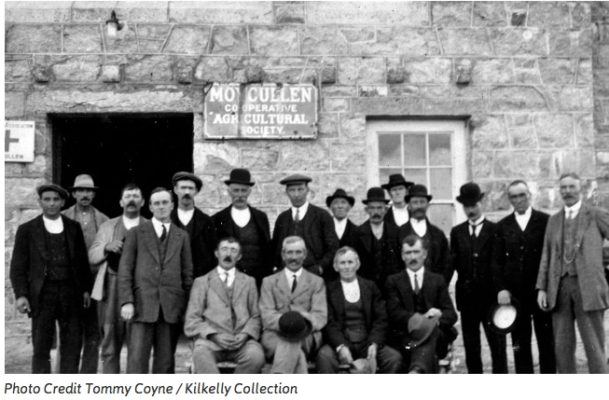 Outside the Moycullen Co-Op c.1918