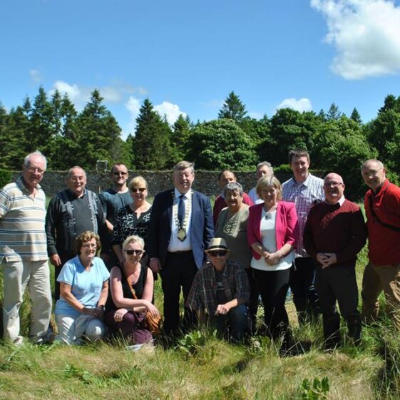Committee and Officials in Garden | Mountbellew Heritage and Tourism Network