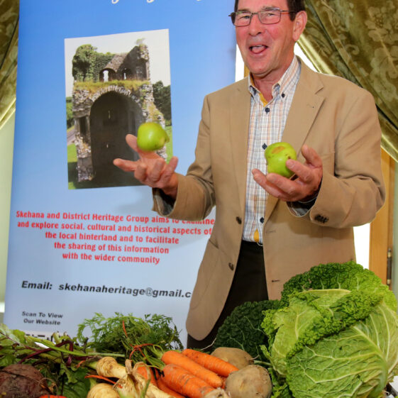 Galway Gastronomic Heritage Day 1 Sean Conneely from Skehana at the Galway's Gastronomy Project launch organised by Galway County Heritage at Claregalway Castle.
Photo: Hany Marzouk | Hany Marzouk