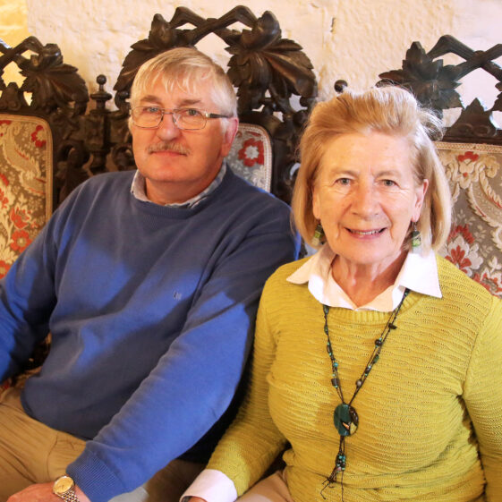 Galway Gastronomic Heritage Day 13 Joe Loughnnan and Cepta Byrne at the Galway's Gastronomy Project launch organised by Galway County Heritage at Claregalway Castle.
| Hany Marzouk