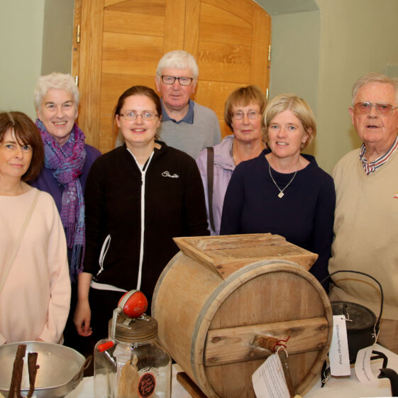 Galway Gastronomic Heritage Day 17 Derdra McDonnell, Margaret Marlow, Pauline Connolly, Tommy and Frances Murphy, Count Heritage Officer aria Mannion and Frank Glynn from Milltown at the Galway's Gastronomy Project launch organised by Galway County Heritage at Claregalway Castle.
| Hany Marzouk