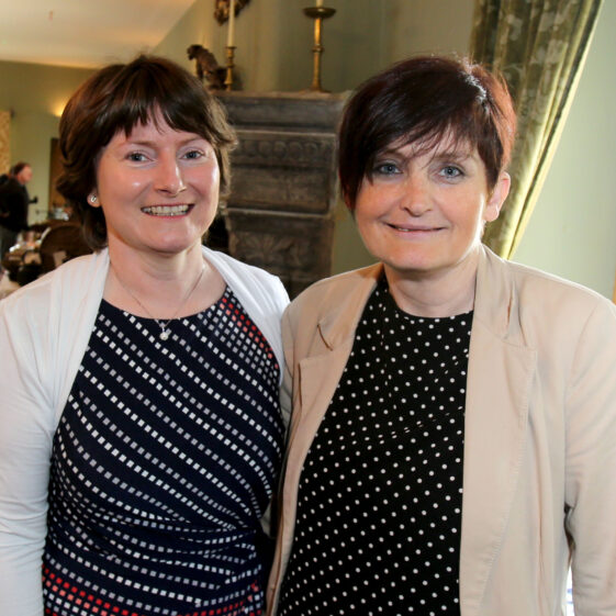 Galway Gastronomic Heritage Day 4 Marian Donohue and Martina Creavin at the Galway's Gastronomy Project launch organised by Galway County Heritage at Claregalway Castle.
| Hany Marzouk