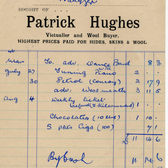 Ballygar Shop Receipts