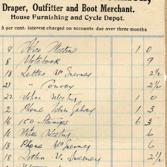 Ballygar Shop Receipts