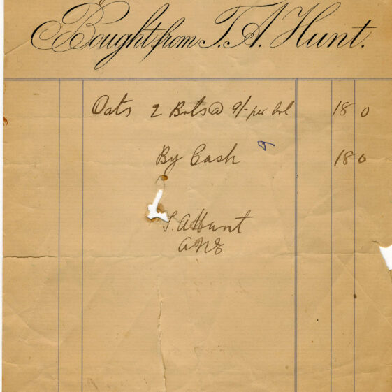 Ballygar Shop Receipts