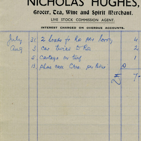 Ballygar Shop Receipts