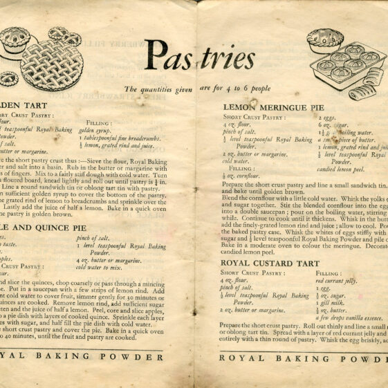 Royal Baking Powder Recipes