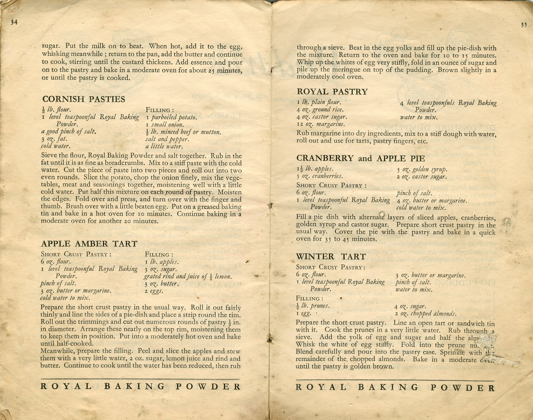 Royal Baking Powder Recipes Galway County Heritage Office