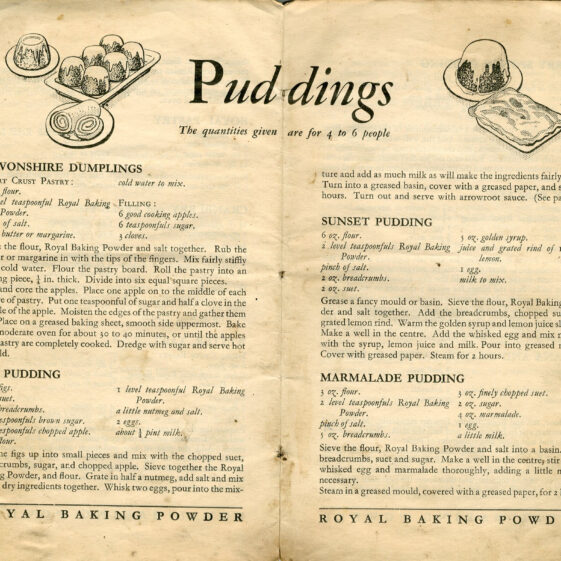 Royal Baking Powder Recipes