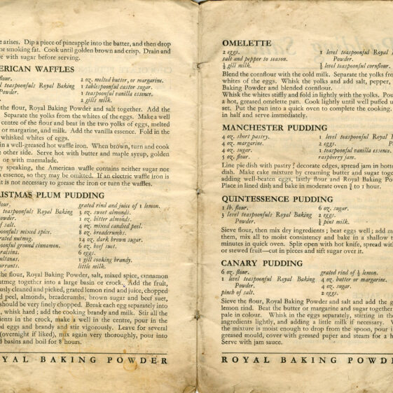 Royal Baking Powder Recipes