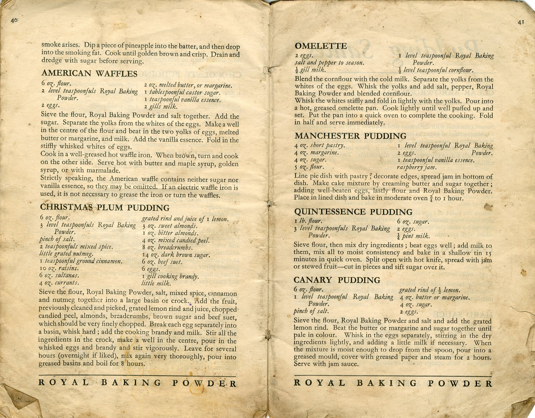 Royal Baking Powder Recipes Galway County Heritage Office