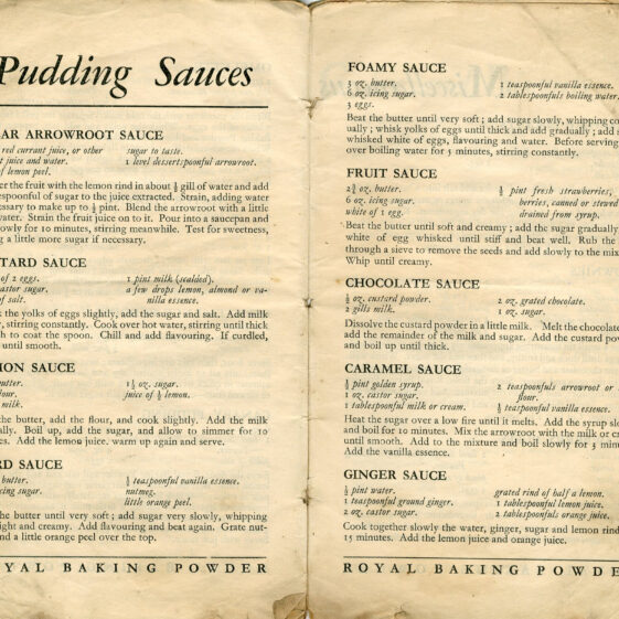 Royal Baking Powder Recipes