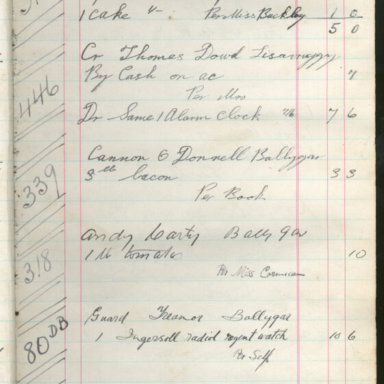 Shop Ledger 1936