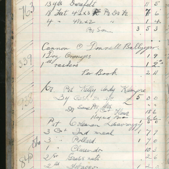 Shop Ledger 1936