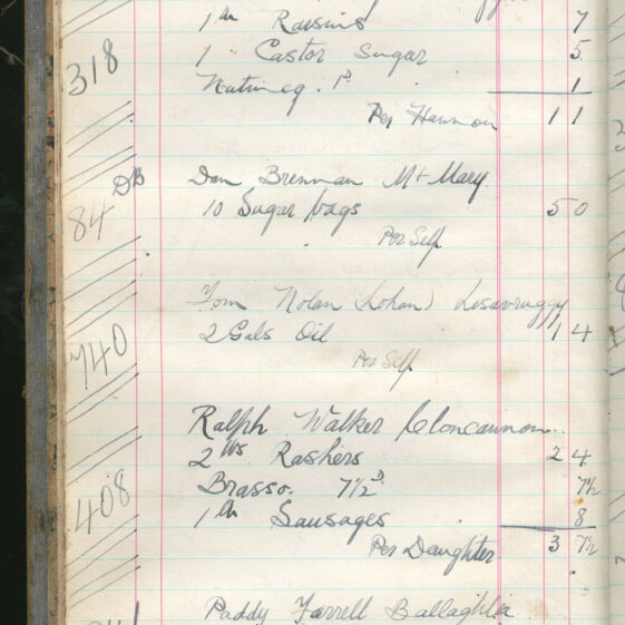 Shop Ledger 1936
