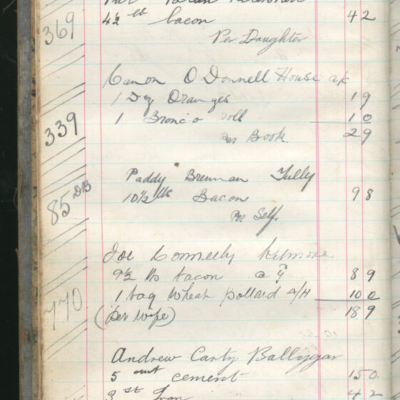 Shop Ledger 1936