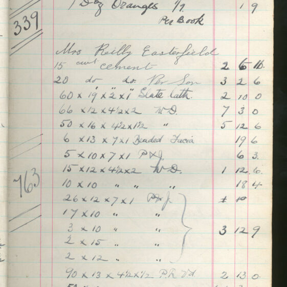 Shop Ledger 1936