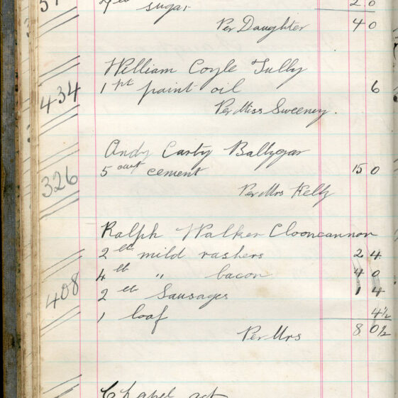 Shop Ledger 1936