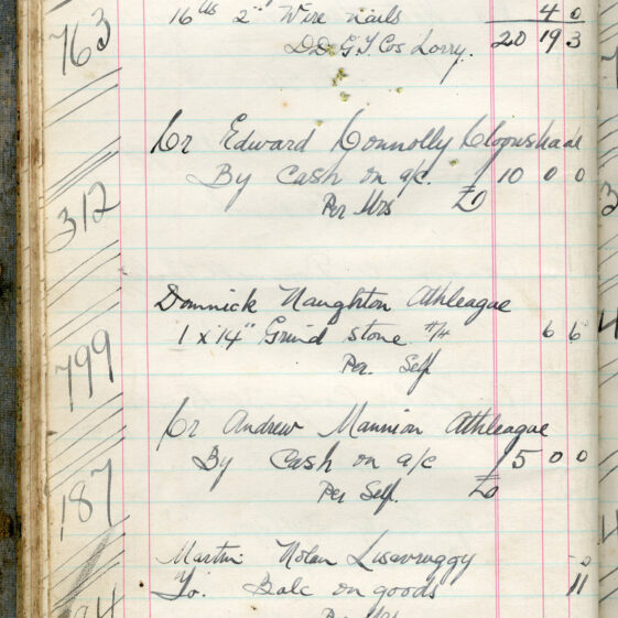 Shop Ledger 1936